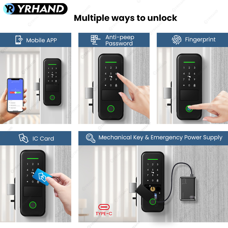 Kunci Pintar Tuya Smart Lock C - Letter Opener Brass ulasan dan harga