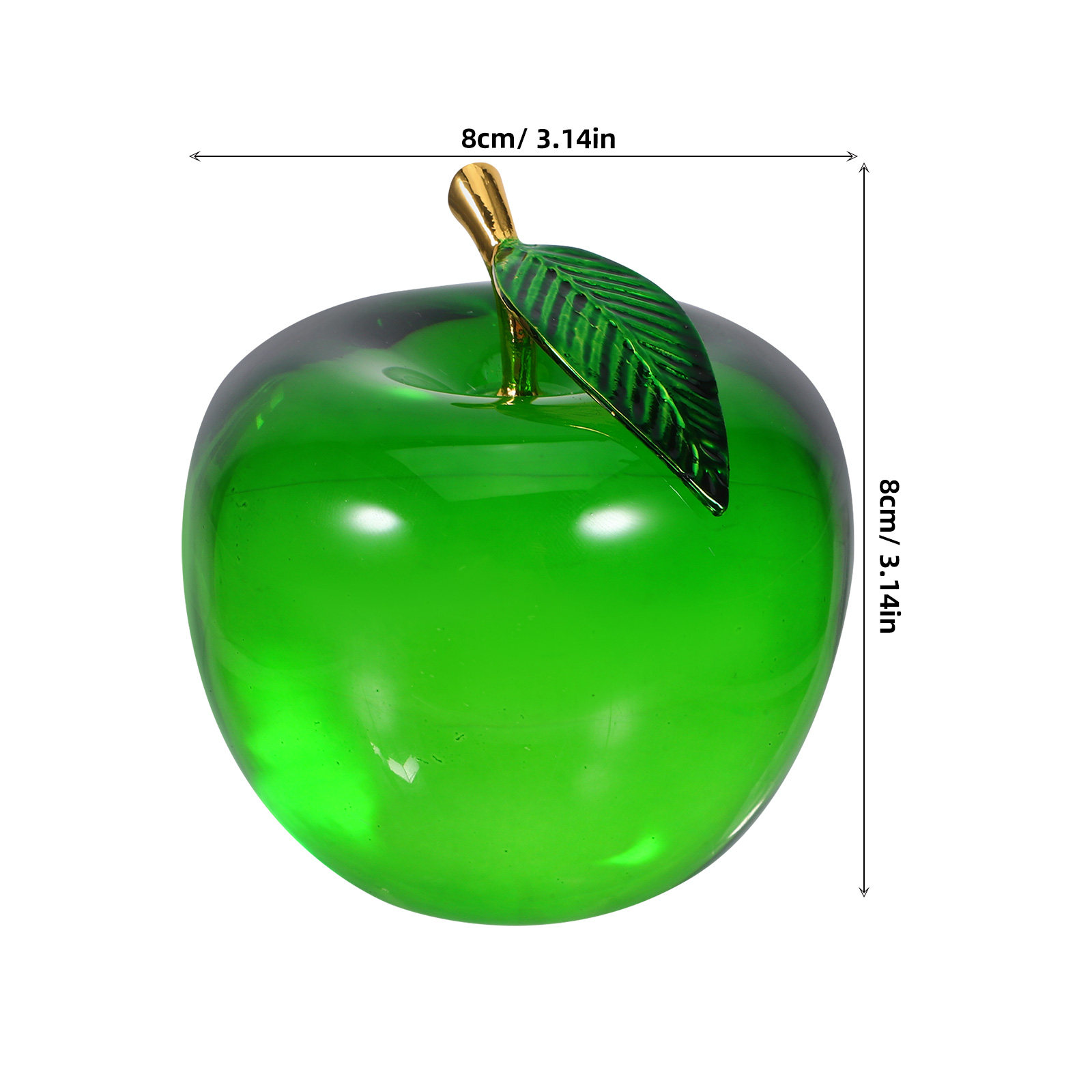 Dekorasi Apel, Patung Buah Kec - Paper Weight Crystal ulasan dan harga