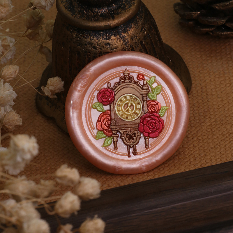 Stempel Lilin Jam Retro Kepala - Wax Seal Stamp Set ulasan dan harga