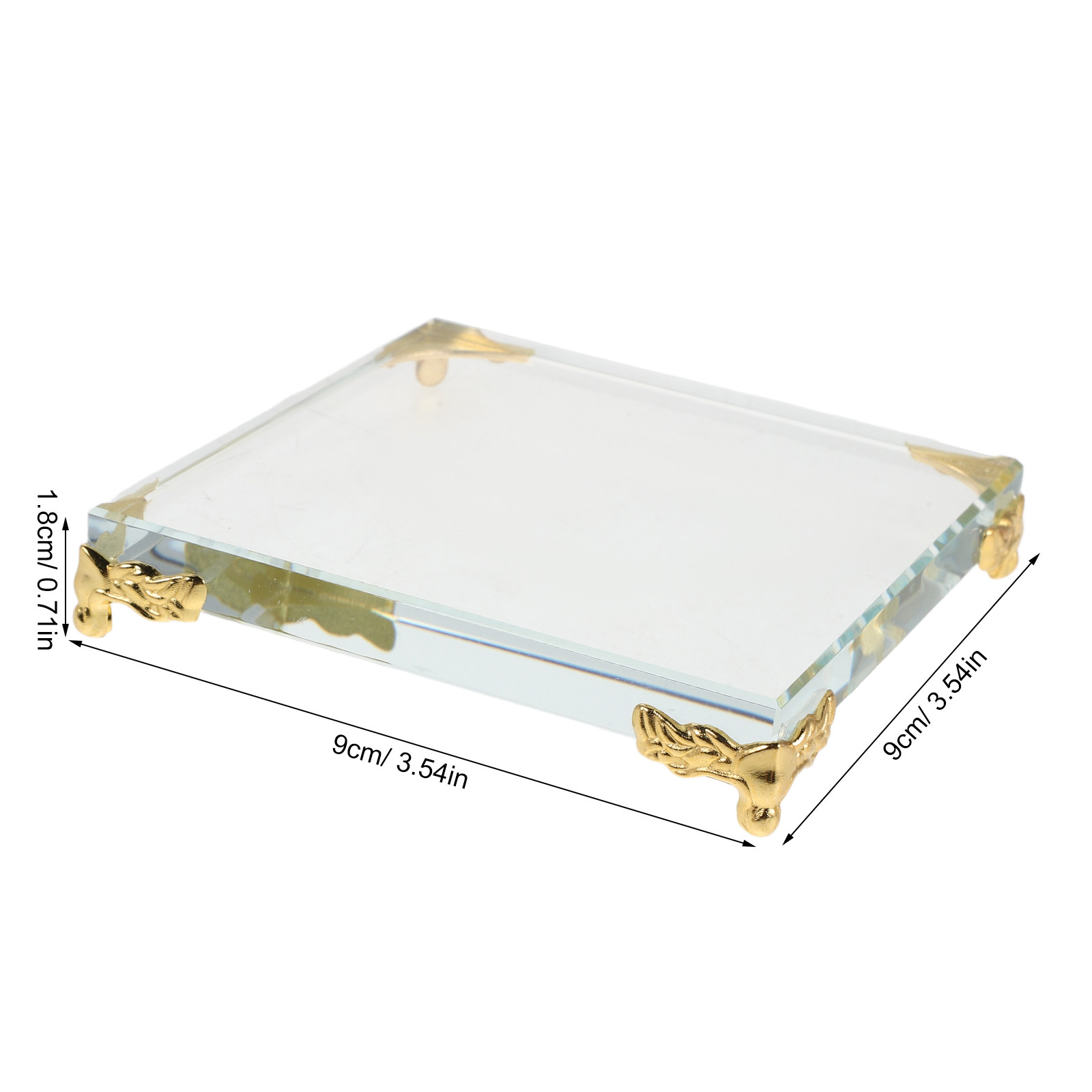Pemberat Kertas Kristal Perseg - Paper Weight Crystal ulasan dan harga